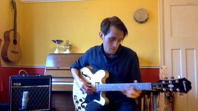'In The Bleak Midwinter' - Vox Pathfinder 15r - Epiphone Dot 335 - Fingerstyle Guitar смотреть онлайн