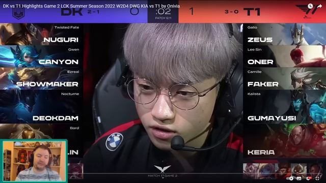 T1 против DK | ОБЗОР ИГРЫ LCK 2022 Summer | LoLesports League of Legends LCK смотреть онлайн
