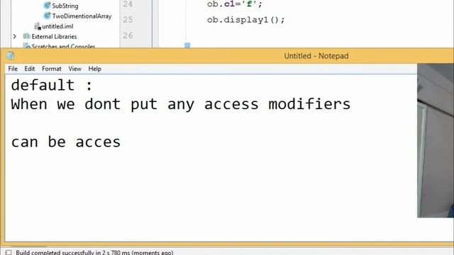 Access Modifiers in Java | default, public, private & protected смотреть онлайн