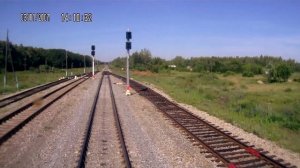 Ряжск 1 -Скопин -Вослебово из кабины машиниста.