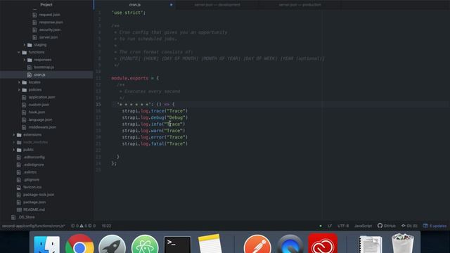 5. Logging in Strapi (instead of console.log) смотреть онлайн