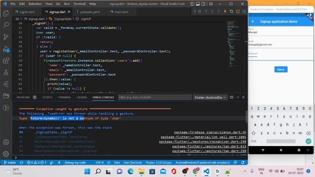 How to authenticate a user in firebase using Flutter ? | Flutter | FlutterWithFirebase смотреть онлайн