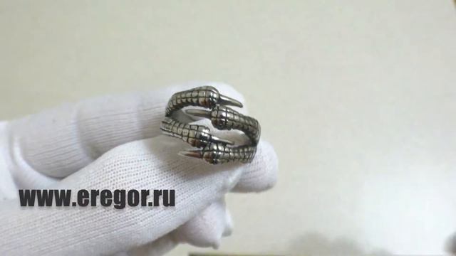 Стальное кольцо "Коготь Дракона" R0001D смотреть онлайн