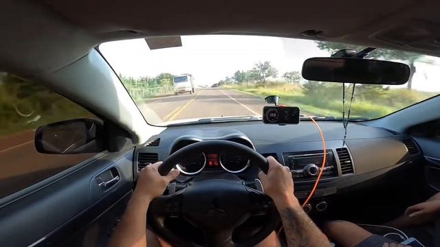 ACELEREI UM LANCER CVT NA DESCIDA ATÉ A VELOCIDADE FINAL!! ???