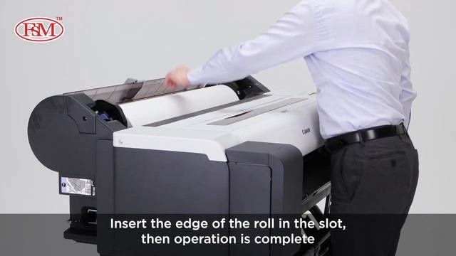 Canon imagePROGRAF TM Series-Flat Top Design - Easy Roll paper set смотреть онлайн