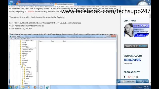 How to increase attachment size limit in Outlook 2010 смотреть онлайн