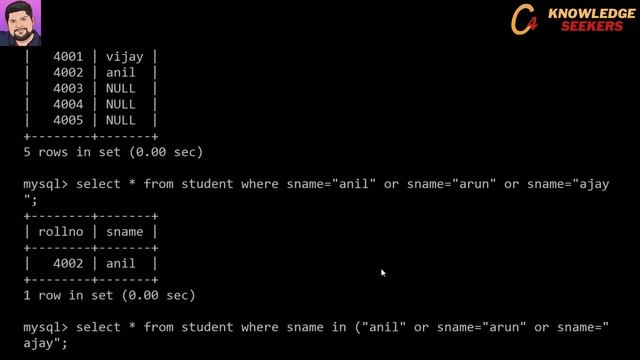 004 MySQL : Group Function, Operators, Treating NULL values, Alter Command смотреть онлайн