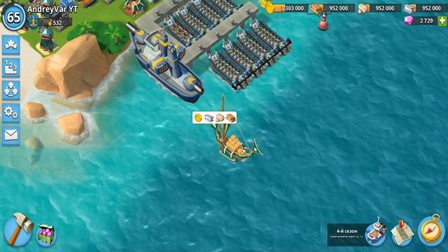 Бесконечные ресурсы в ЛОДКЕ! Boom Beach смотреть онлайн