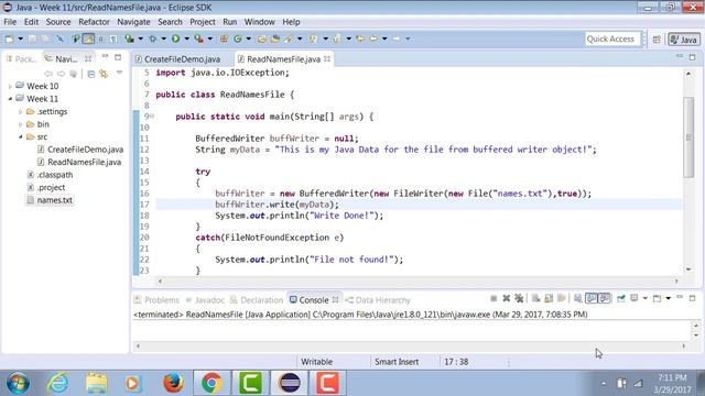 Java - Appending Data to a file смотреть онлайн