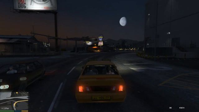 ТАКСУЮ НА ПЯТНАШКЕ GTA V смотреть онлайн
