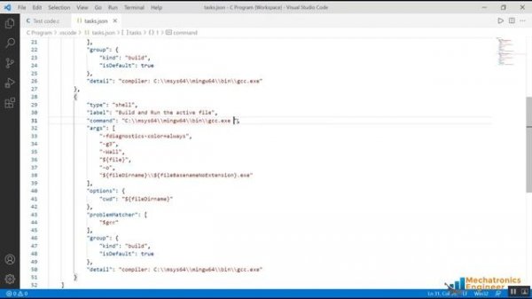 Lab 0d - Setting Up Visual Studio Code for Building, Executing, and Debugging C/C++ Programs