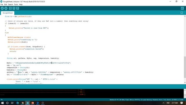 Publish sensor data to Google Form and display it on Grafana 7.0 смотреть онлайн