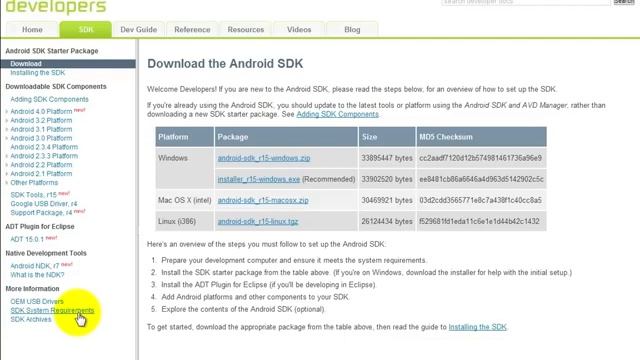 Learn Android App - Lesson 1 Installing the Java SE 6 смотреть онлайн
