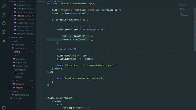 task list with php mysql sql quires in tamil-part 8|php basic login,registration in tamil#nanumcode смотреть онлайн