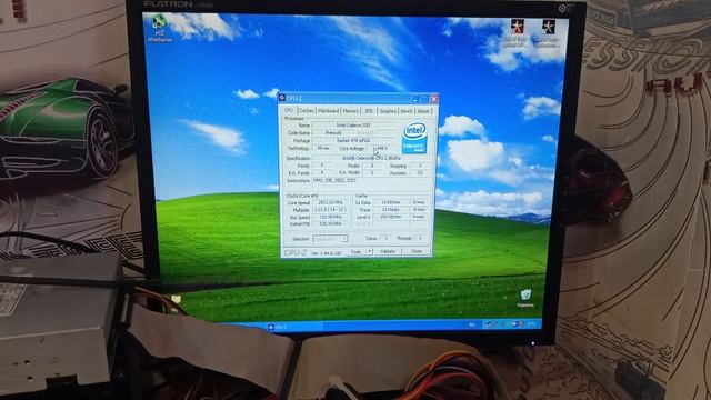 478 Сокет : Celeron D 335 + Fx5500 Тест Часть 1