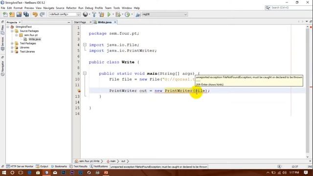 How to write text into a file using java programming смотреть онлайн