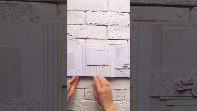 Альбом первого года жизни для девочки. Ручная работа. смотреть онлайн