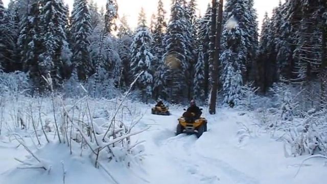 Квадроциклы зимой, январь 2011 смотреть онлайн