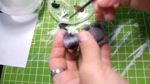 Тонировка вязаной игрушки (амигуруми)
