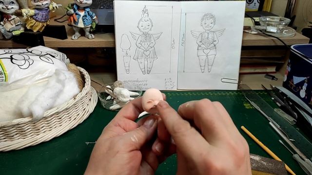 ? АНГЕЛОЧЕК. Урок номер 7. Заканчиваем личико. смотреть онлайн