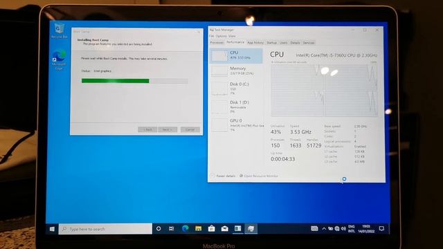 BootCamp 6.1.6813 For MacBook A1534, MacBookPro A1706, A1708, MacBookPro14,1 For Install Windows