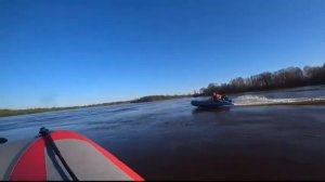 Лодки ПВХ ROGER Boat нднд 3300 и 3700 весенний тест