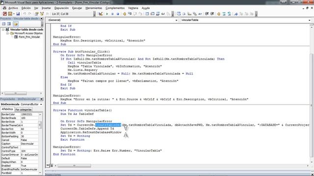 Vincular tablas utilizando código VBA ? смотреть онлайн