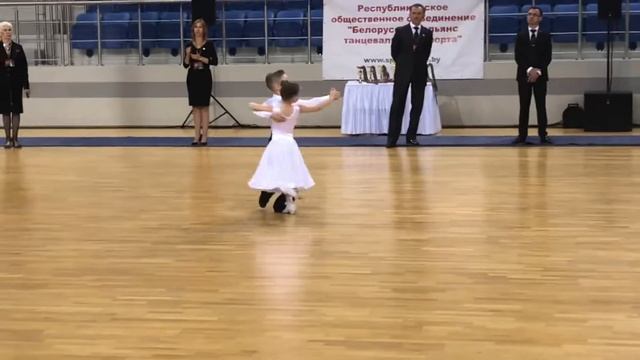 Чемпионат РБ по бальным танцам.Дети 1. Танго смотреть онлайн