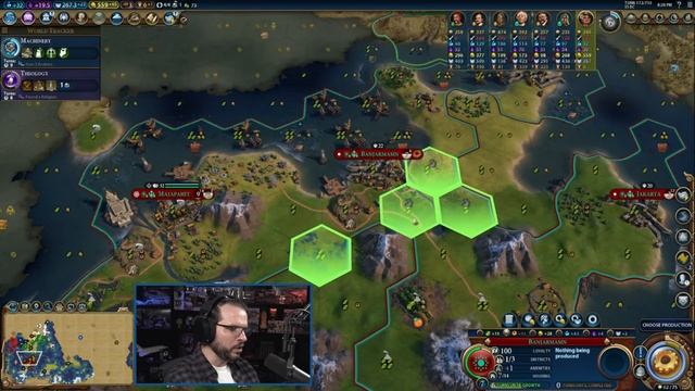 Livestream: Civ 6 - Indonesia (Deity) - PART 1 - Gitarja's Grand Armada - Civilization 6 Leader Pas смотреть онлайн