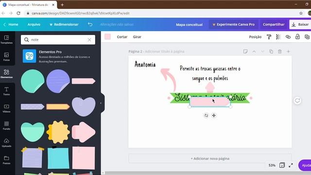 Como fazer MAPA MENTAL no CANVA | Marina Blanc смотреть онлайн