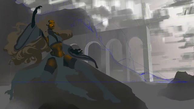 Daughters of Atlas Splash Art Timelapse смотреть онлайн