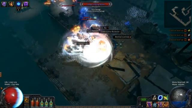 Path of Exile - Fun with wand CoC Barrage at Docks смотреть онлайн