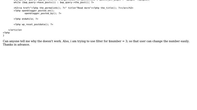 Wordpress: add filter not working when cancatenating variables смотреть онлайн