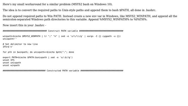 Windows & Git Bash: Bash PATH to read Windows %PATH% system variable (5 Solutions!!) смотреть онлайн
