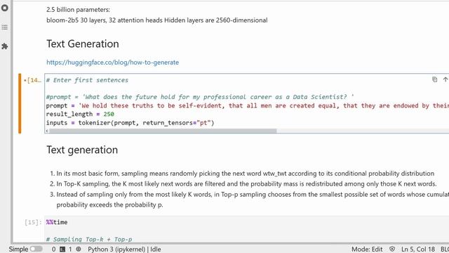 Amazing TEXT Generation from BLOOM Language Model (4x bigger than on Colab) locally on my PC смотреть онлайн