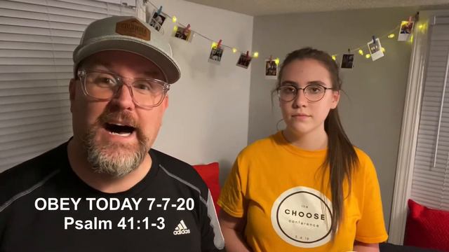 OBEY TODAY 7-7-20 Psalm 41:1-3 смотреть онлайн