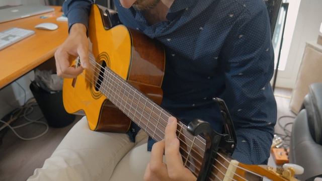 Nuvole Bianche - Ypnoss cover (classical guitar) смотреть онлайн