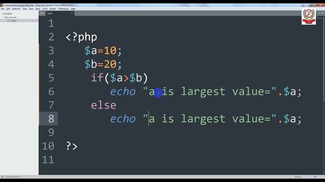 PHP for beginners #Part 8 | If..else Conditional Statements смотреть онлайн