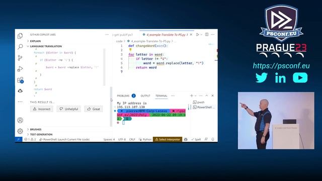 Get Started with AI assisted PowerShell coding. - Pierre Roman - PSConfEU 2023 смотреть онлайн