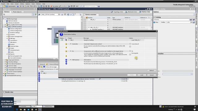 SC07. How to Solve "Missing Image Error" for Siemens TIA Portal Comfort Panel смотреть онлайн