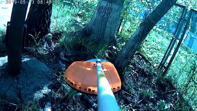 Испытываем диск-кусторез для мотокосы смотреть онлайн