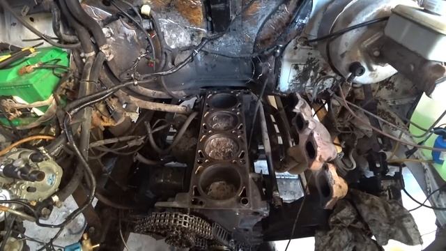 Ремонт 406 го двигателя (день второй) смотреть онлайн