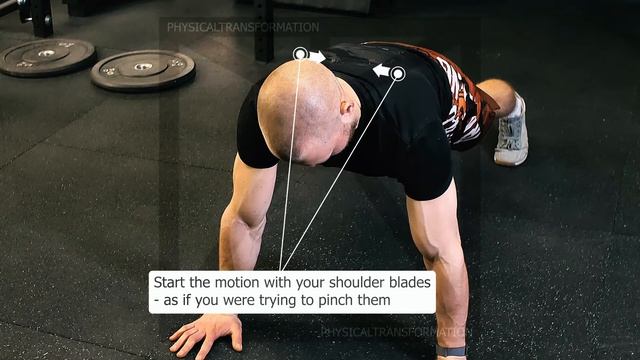 Scapular Push Up (Отжимания лопатками) смотреть онлайн
