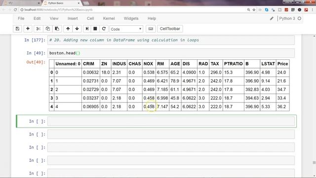 Python 3 Programming Tutorial 13 | Loops | How to loop over dataframe & create new calculated colum смотреть онлайн