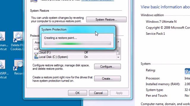 How To Create Manual Restore Points In Windows 7 смотреть онлайн