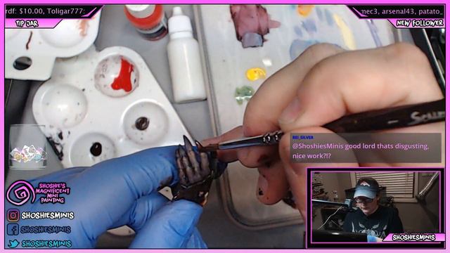 **EDIT** Shoshie teaches how to paint Lord of Virulence by Creature Caster! Scale75 artist Acrylics смотреть онлайн