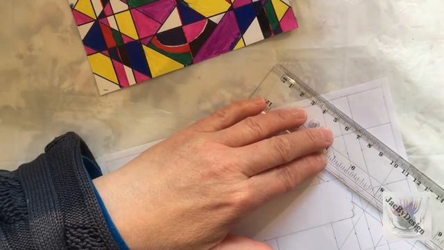 How to DRAW your own STAINED-GLASS WINDOW TEMPLATE for Glass Painting Projects!! смотреть онлайн