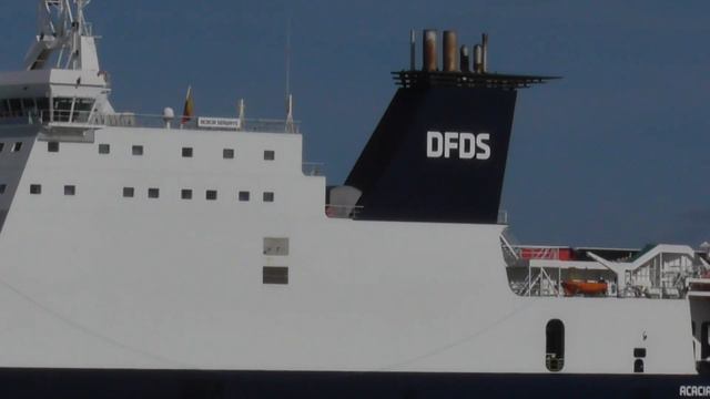 ACACIA SEAWAYS - RoRo cargo ship departing port of felixstowe 6/7/23 смотреть онлайн