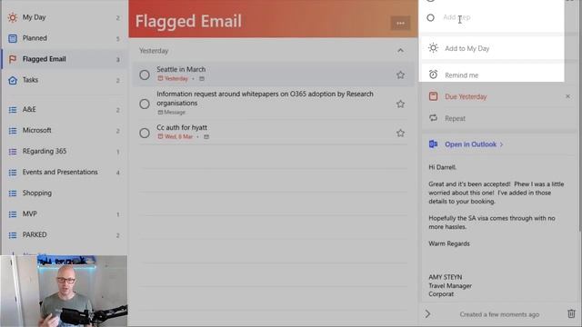 Flagged email in Microsoft ToDo смотреть онлайн