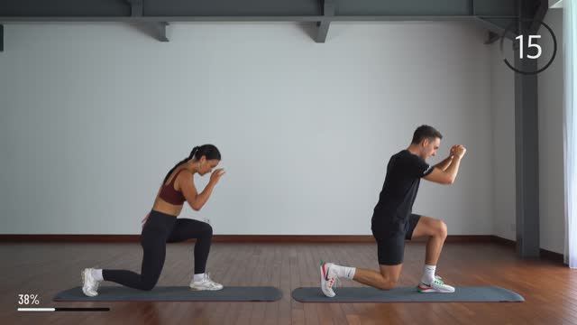 30 МИН КАРДИО-HIIT-ТРЕНИРОВКА – Всего тела, без оборудования, без повторений смотреть онлайн